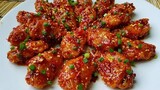 กับข้าวกับปลาโอ 515 : ปีกไก่ทอดซอสนรก fried chicken wings with hot and spicy sauce
