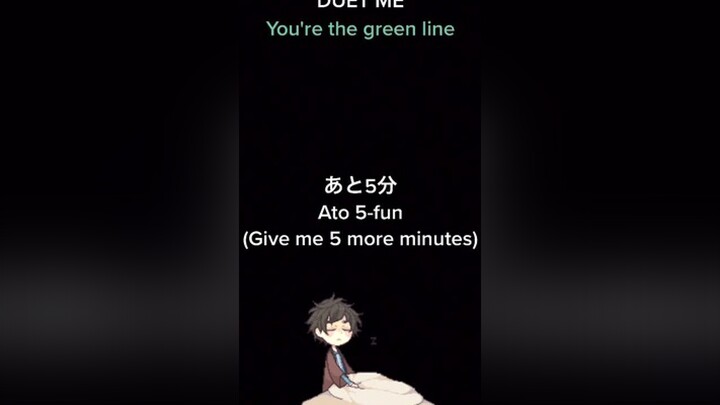 DUET ME: YOU'RE THE GREEN LINE. POV: You prank your roommate. fyp pov duet voiceacting 🥱😴. (P.S. TH