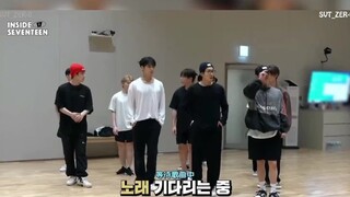 SEVENTEEN  因为音乐太难进导致全员小鸡啄米