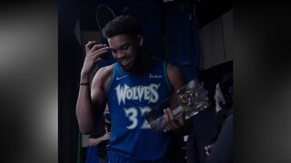 Coach Finch called KAT after winning the 3-point contest