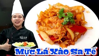 Cách làm món Mực Lá Xào Sa Tế cực ngon || Cùng Bạn Vào Bếp