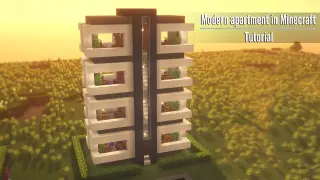 Modern apartment in Minecraft   How to build