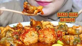 ASMR BAKSO KUAH BATAGOR PEDAS | ULUL ASMR INDONESIA