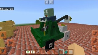 Catapult Zombie Update | MCPE PvZ 1.9