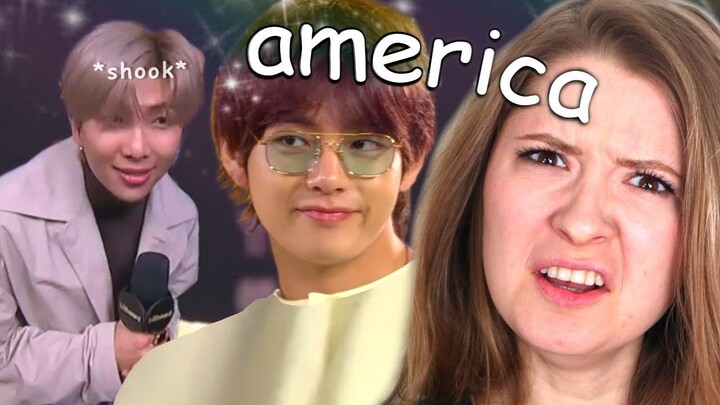 Americans React To BTS being extra af in America