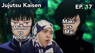 Battle antara Saudara Kembar || Reaction Jujutsu Kaisen Episode 17 ||