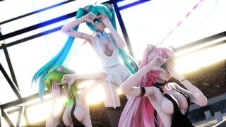 ▌MMD ▌◤• Undead Enemy/アンデッドエネミー•◥ ◈Sexy Overall Miku, Luka, Gumi◈