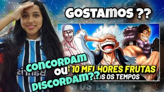 React- TOP 10 MELHORES AKUMA NO MI DE ONE PIECE!