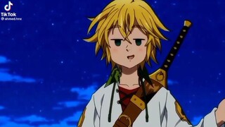 Meliodas was like: hmm?