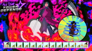 Level 25 Uchiha Madara Showcase in Extreme Material Orbs Farm (wave 53) | All Star Tower Defense