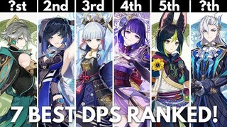 TOP 7 BEST DPS RANKED!! SS Tier DPS in [GENSHIN IMPACT]