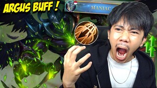 COBAIN ARGUS BUFF APAKAH BISA MAMANG ARGUS MASUK KE DALAM META ?! - Mobile legends