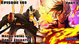 EPISODE 181 Black Clover, Magna Senpai vs Dante Zogratis part 2, Best Anime Tagalog Review