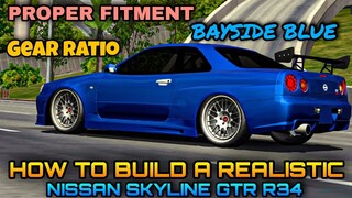 FITMENT CHECK! | New Update 4.8.2 Proper Build on Nissan Skyline GTR R34 in Car Parking Multiplayer