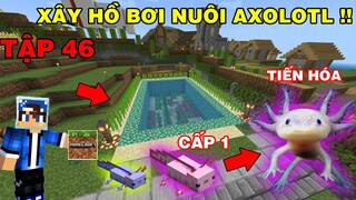 Tập 46 | SINH TỒN MINECRAFT PE 1.18 | Xây Hồ Bơi Ven Biển Cho Axolotl..!!