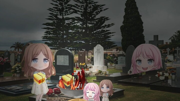 Ai Su's family went to the mountain to sweep the graves, and Da Aiyin told a lot of ghost stories