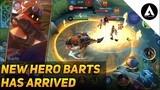 NEW HERO BARTS HAS ARRIVED || BARTS GAMEPLAY || MOBILE LEGENDS