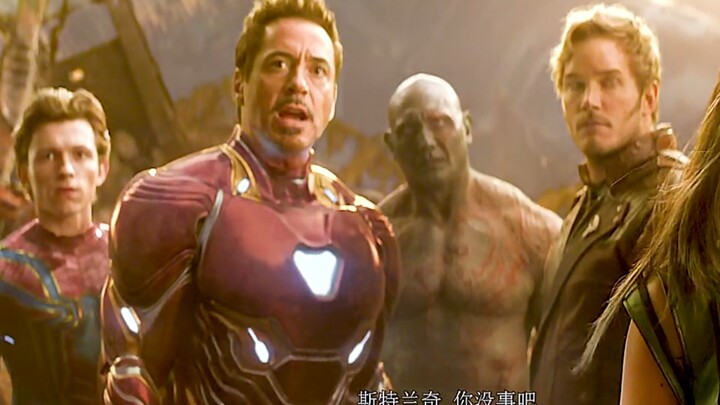 Adegan pertarungan Iron Man vs Thanos