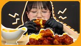 【吃播Aejeong：今天专心吃辣味炸鸡～！】