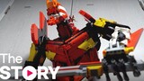 It took 10 years! Huge EVA Unit 2 built with LEGO