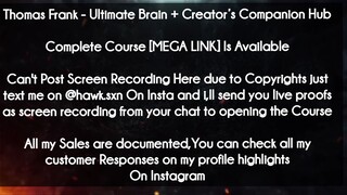 Thomas Frank course  - Ultimate Brain + Creator’s Companion Hub download