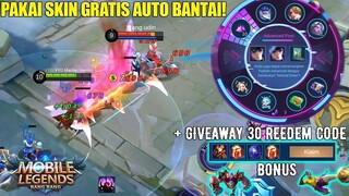 PAKAI SKIN GRATISAN MARTIS GW JADI OP! AUTO BANTAI SEMUANYA! +GIVEAWAY 30 REEDEM CODE & SKIN LIMITED