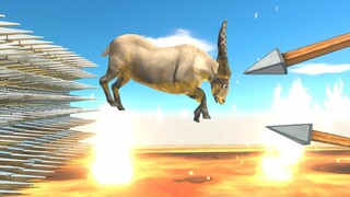 Jump Over Lava and Evade Ballista - Animal Revolt Battle Simulator