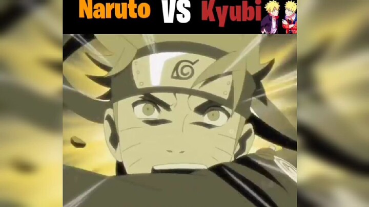 NARUTO\\ naruto menggila lawan kyubi