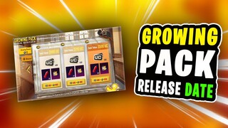 GROWING PACK RELEASE DATE | GROWING PACK IN PUBG MOBILE | GROWING PACK EVENT