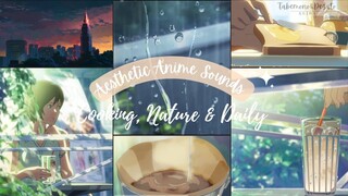 Aesthetic Anime Sounds(Cooking,Nature & Daily) Scenes.🍜🥪🍳🍛☕#aesthetic#anime#food #youtube#shortvideo