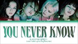 BLACKPINK - 'YOU NEVER KNOW' LYRICS COLOR CODED VIDEO