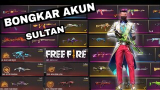 BONGKAR AKUN FREE FIRE!! TERNYATA AKUNNYA SULTAN 😱😱😱