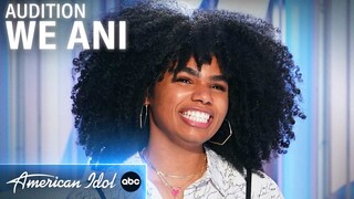 WOW! Wé Ani's Speaking Voice And Singing Voice Sound Like Two Different People - American Idol 2023