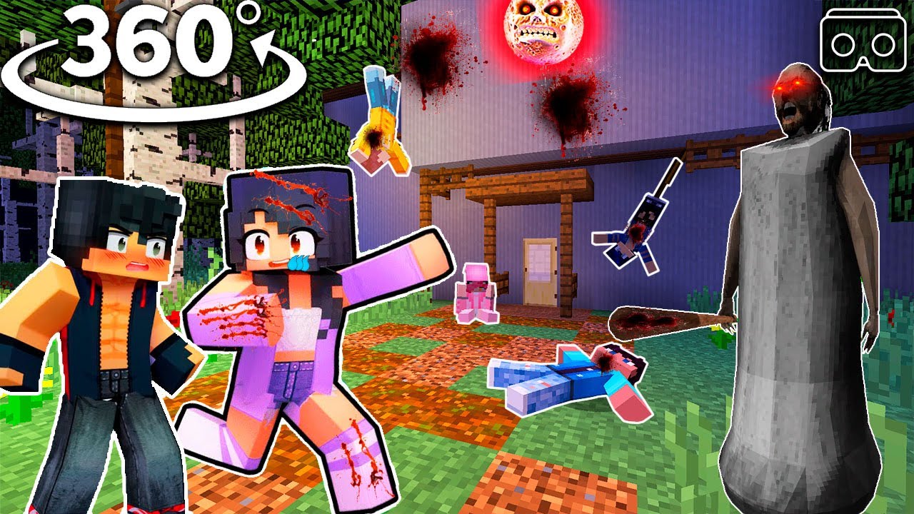 Aphmau saving friends from SONIC.EXE in Minecraft 360° - BiliBili
