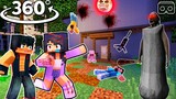 Aphmau Saving Friends From GRANNY ! - Minecraft 360°