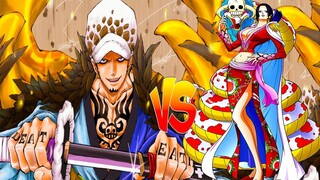 Trafalgar Law vs Boa Hancock Full fight HD | One Piece | JemzInGame