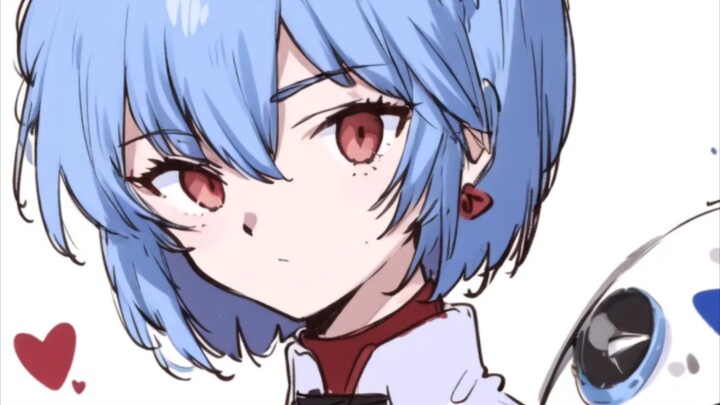 There's no time to explain, now's Rei Ayanami time