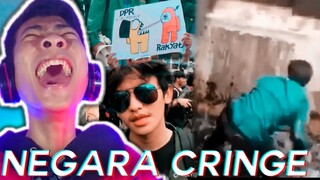 MEME DEMO DPR TOLAK OMNIBUS LAW !!! REACT KELUCUAN DEMO DPR SAMPE KANG BAKSO LEWAT - MEME SKUY 21