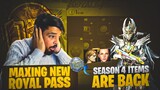 Season 4 FACE Is Back ! 😱 MAXING New Royal Pass
