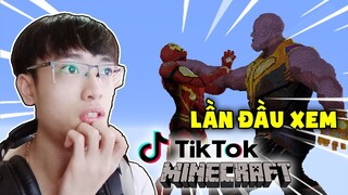 HÙNG AKIRA LẦN ĐẦU XEM TIK TOK MINECRAFT TRIỆU VIEW SIÊU THÚ VỊ VÀ ẢO DIỆU