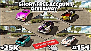 || Short Free Account Giveaway || Glitch Cars || Car Parking Multiplayer 4.8.2