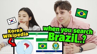 Things Written in Korean Wikipedia about Brazil!! (Korean teen and Brazilian Reaction)