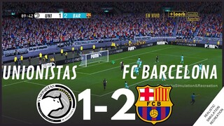 Unionistas de Salamanca vs FC Barcelona [1-2] HIGHLIGHTS • Simulación & Recreación de Video Juego