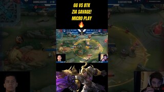 GG ZIA’S ROGER SAVAGE VS BTK NACT TOURNAMENT #mlbbshorts #mobilelegends #mlbb #mplid #mplph #rylles