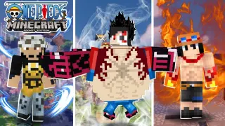 One Piece sa Minecraft PE | Naging si Luffy ako ang LAKAS ko!!!