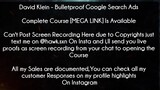 David Klein Course Bulletproof Google Search Ads download