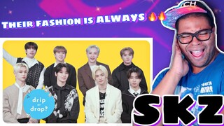 They Should ALWAYS Choose Leather 😏 | Stray Kids Play “Drip or Drop” on Cosmo (Reaction)