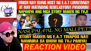 EAT BULAGA: FINISH! MABIBIGLA KAYO DITO! ISANG HOST SA E.A.T MAY MATINDING REBELASYON REACTION VIDEO