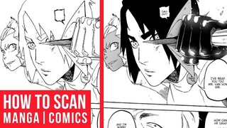 How To Scan Manga | Comic Pages