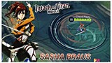 SASHA BRAUS in Mobile Legends 😳😱 MLBB x Attack on Titan🔥